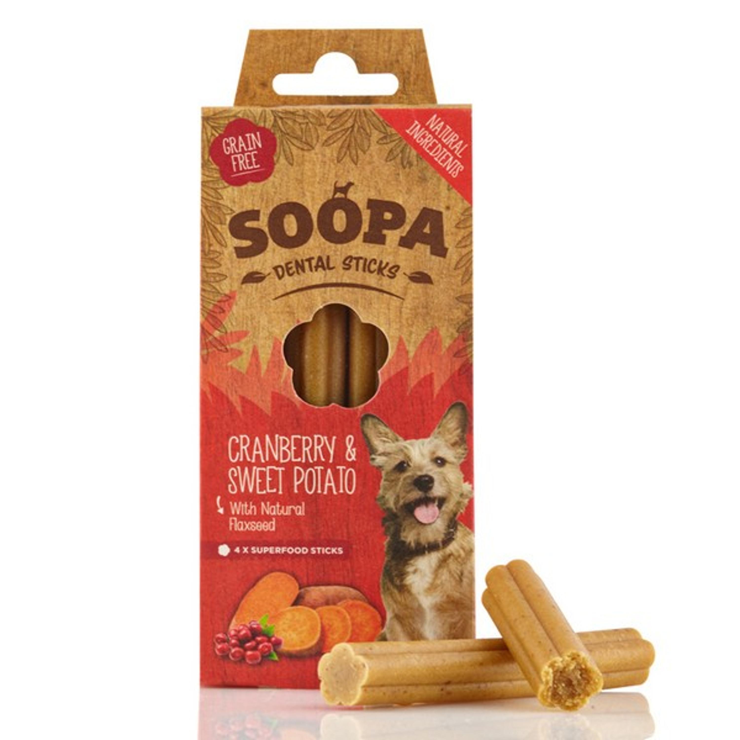 Soopa Cranberry and SP Dental Sticks For Dogs