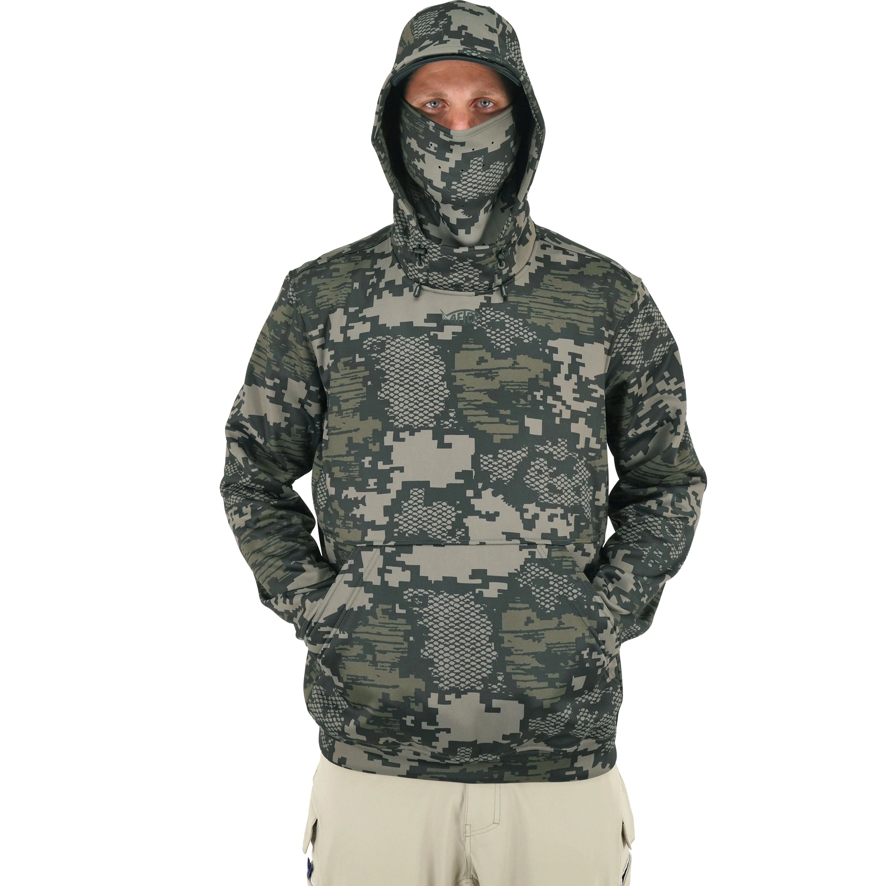 Aftco Reaper Tactical Sweatshirt Green Digi Camo