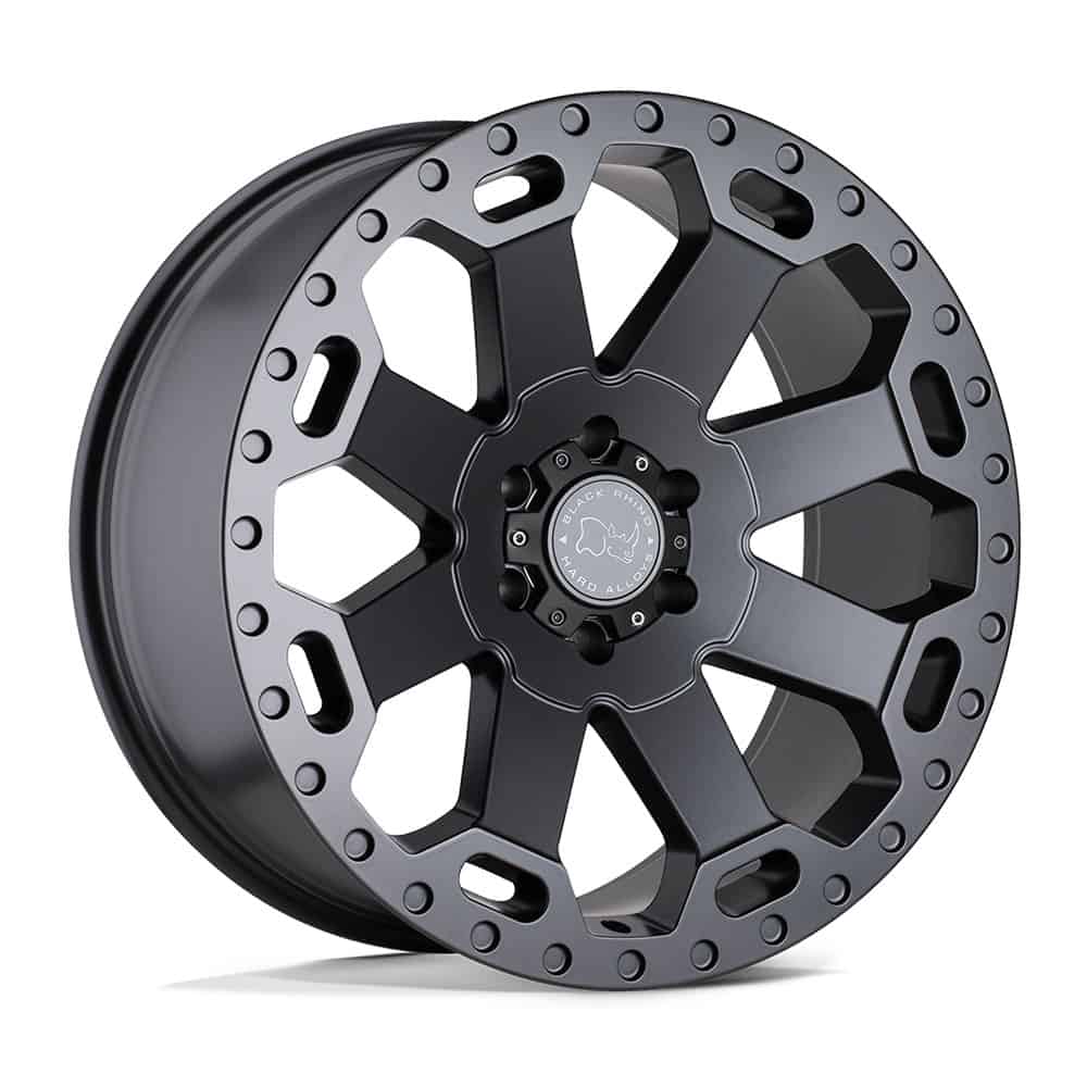 Black Rhino BLWAR 17X8 5X5.0 M-GNMTL 30MM