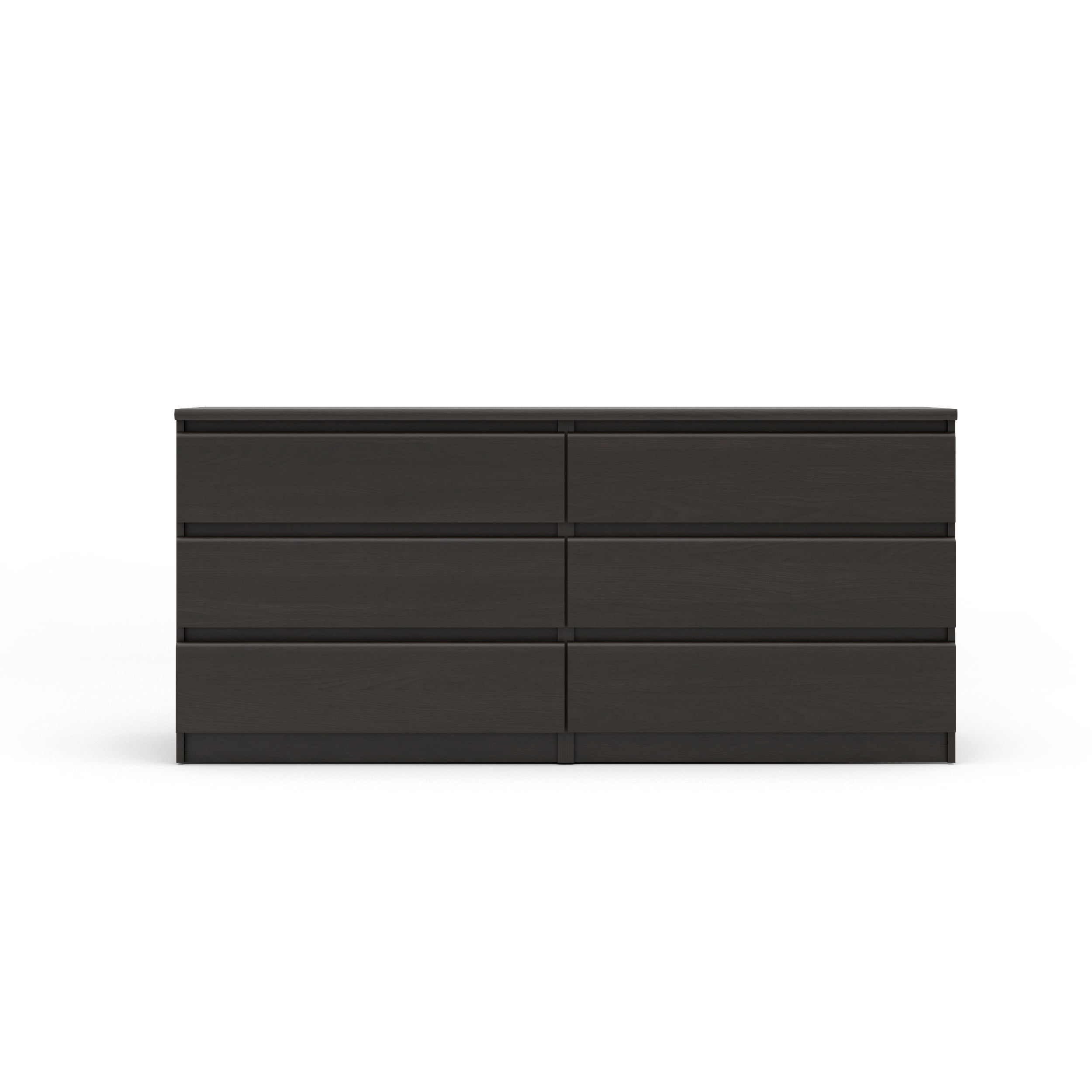 Tvilum Laguna 6-Drawer Double Dresser, Coffee