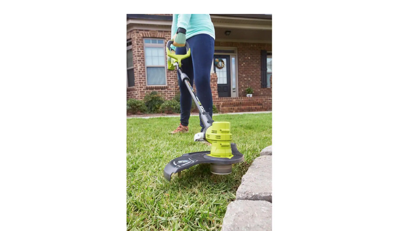 RYOBI P2080 ONE+ 18V 13 in. Cordless Battery String Trimmer/Edger with 4.0 Ah Battery and Charger