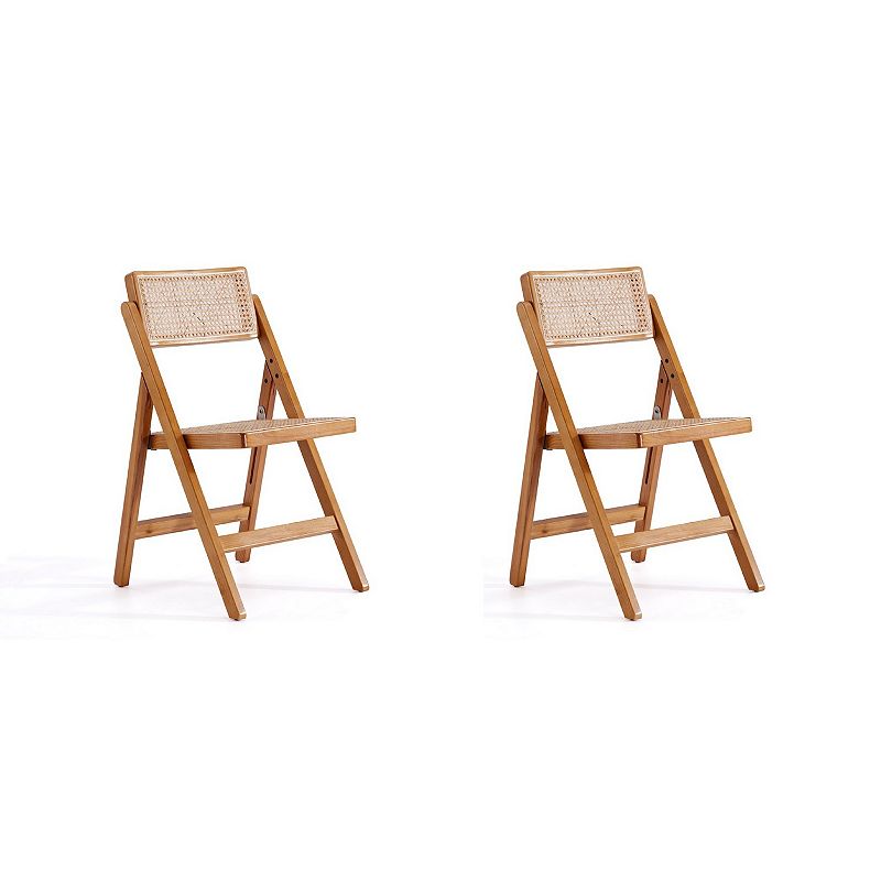 MANHATTAN COMFORT Pullman Folding Dining Chair 2-piece Set