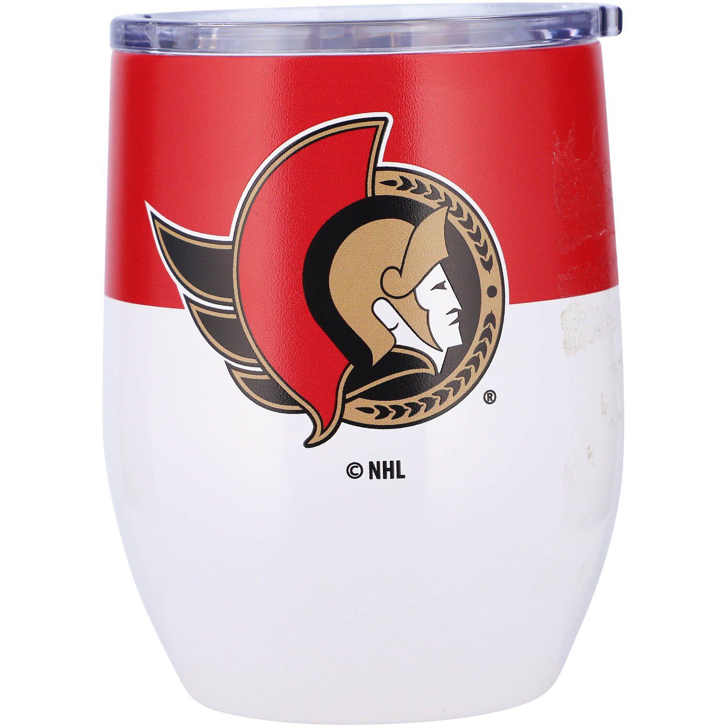 Ottawa Senators 16oz. Colorblock Stainless Steel Curved Tumbler