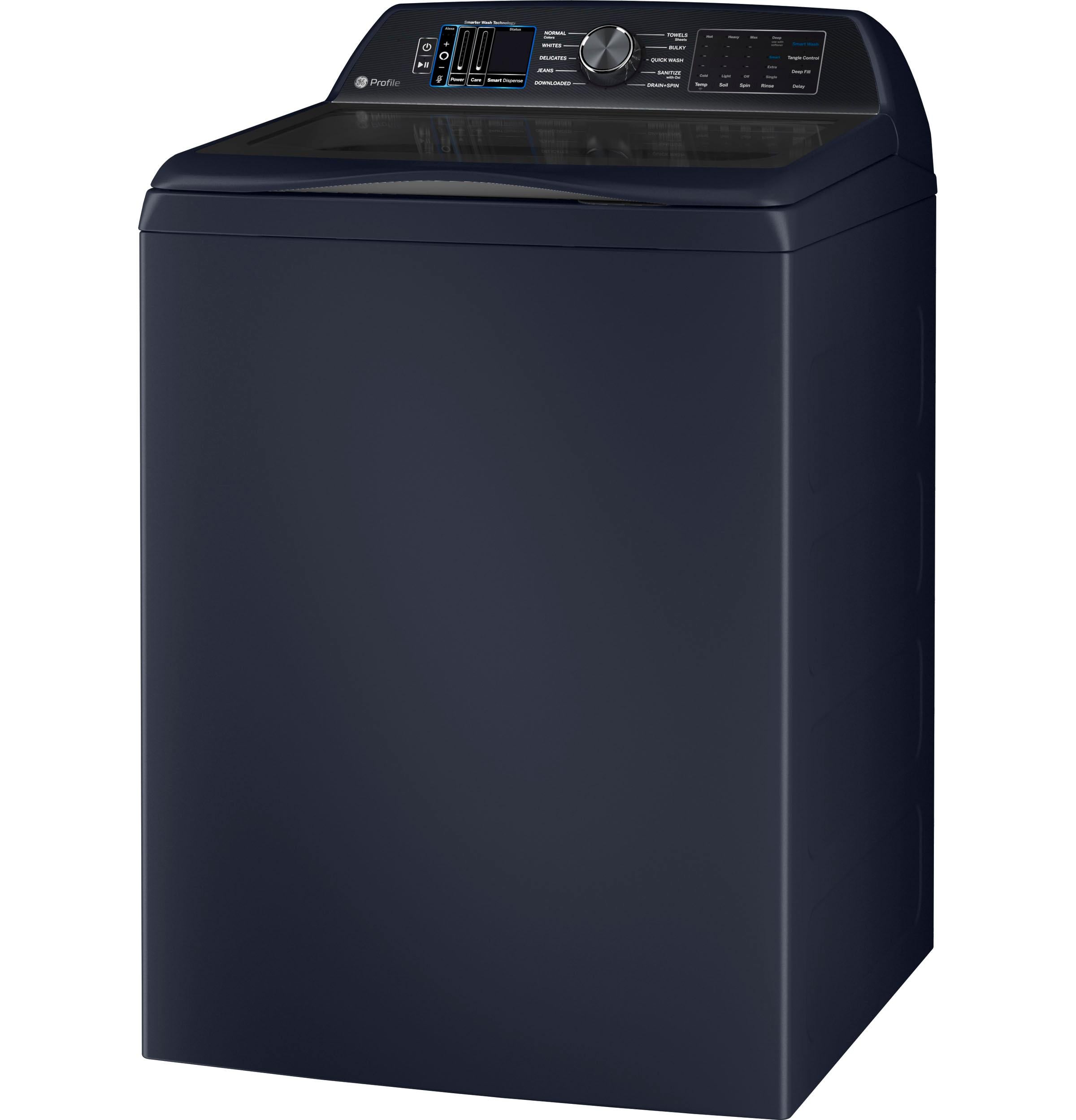 Ge Appliances PTW900BPTRS Ge Profile™ 5.4 Cu. Ft. Capacity Washer With Smarter Wash Technology And Flexdispense™