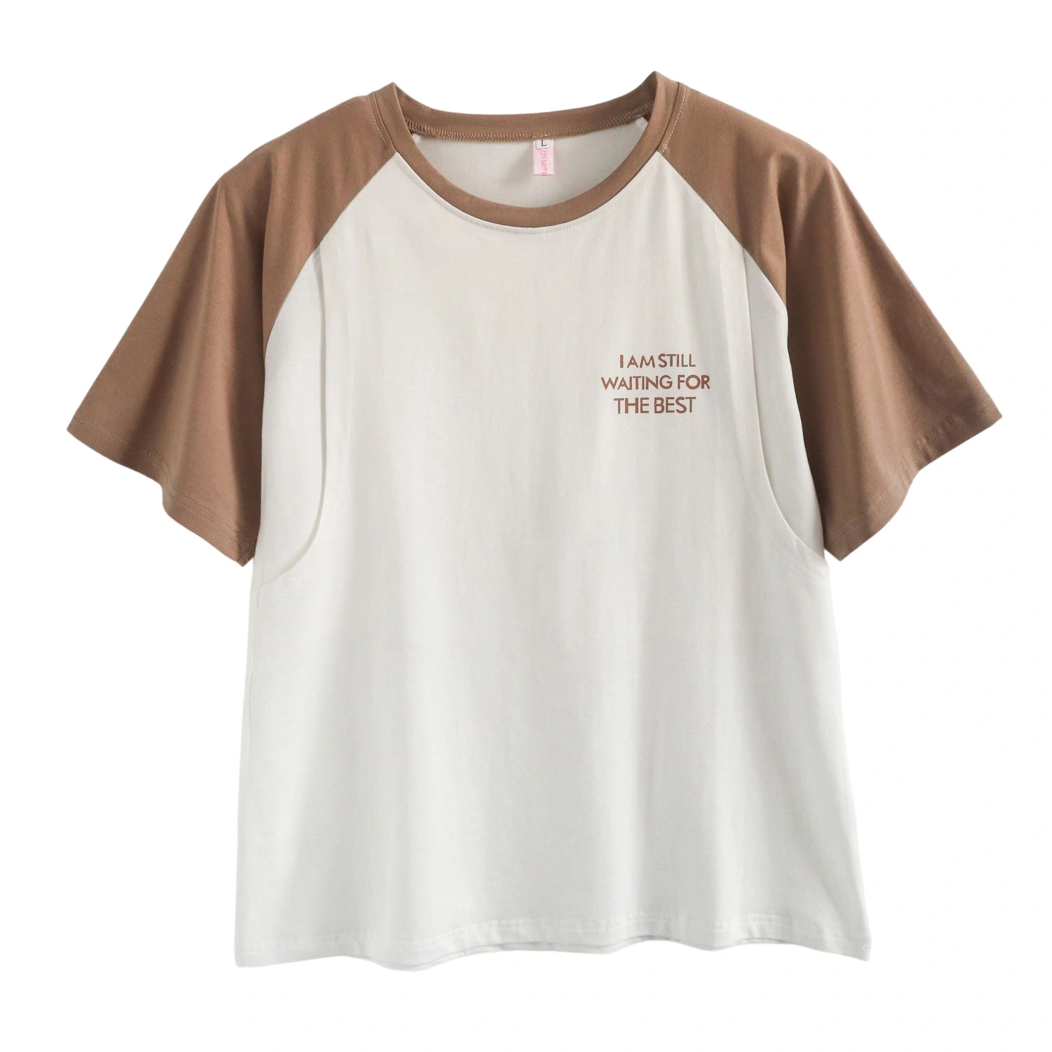 Summer Maternity Nursing T-Shirt – Loose Plus-Size Pure Cotton Top for Outings & Postpartum