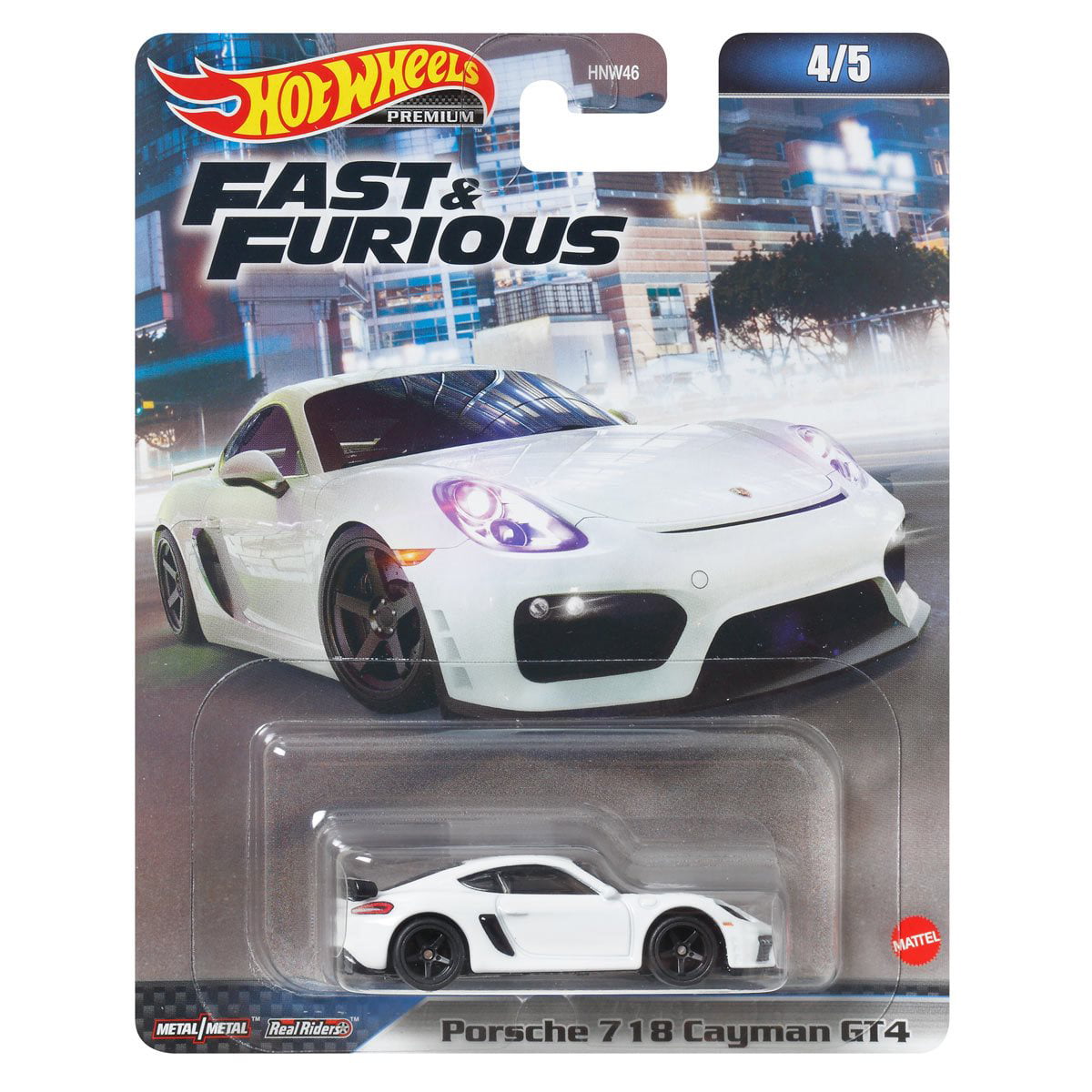 2023 Hot Wheels Fast and Furious Premium Set of 5， 1/64 Diecast Model Cars HNW46-956A