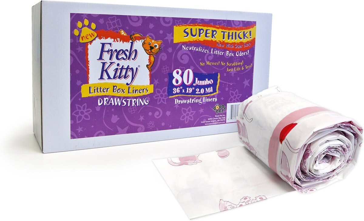 Fresh Kitty Jumbo Thick Litter Box Liners