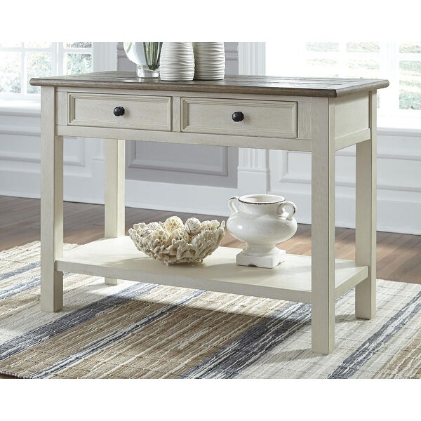 Signature Design by Ashley Bolanburg Farmhouse Sofa Table