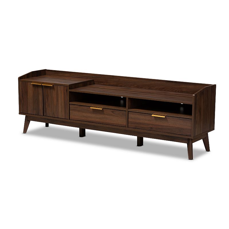 Baxton Studio Lena Medium Brown TV Stand