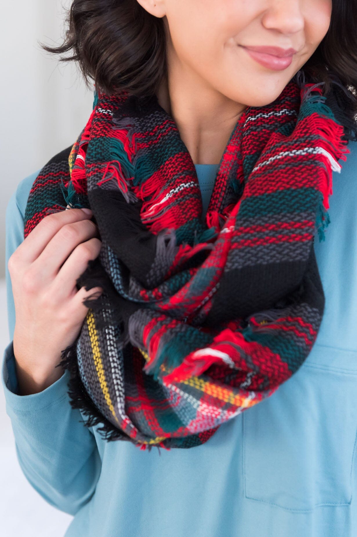 Christmas Caroling Woven Scarf