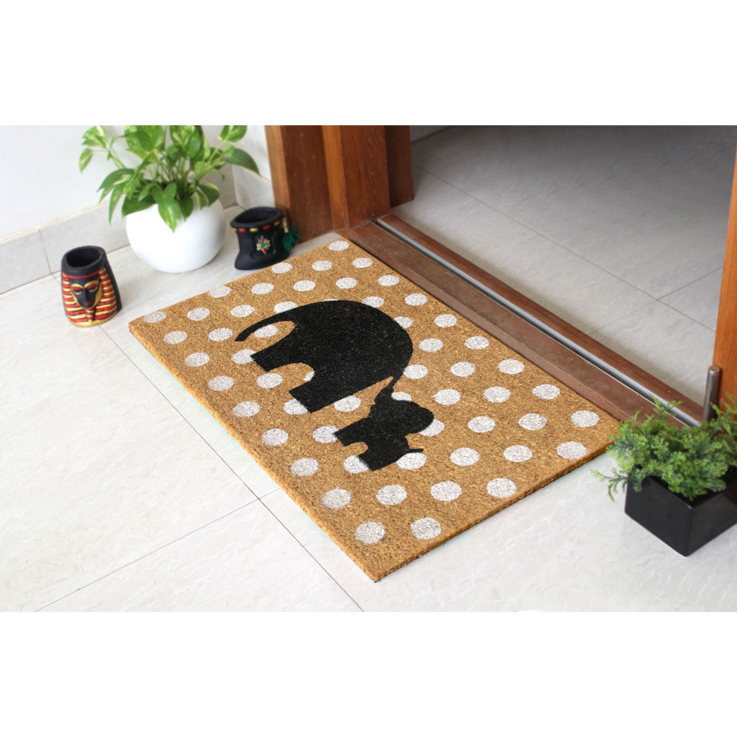 RugSmith Elephant Doormat - 18'' x 30''