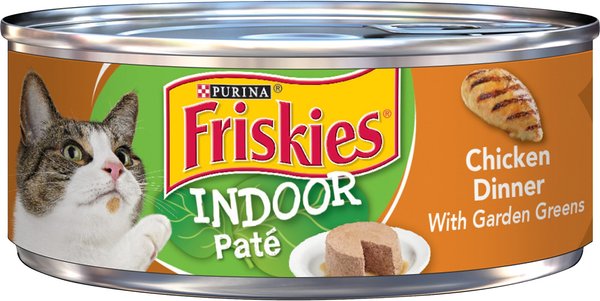 Friskies Indoor Classic Pate Chicken Dinner Canned Cat Food