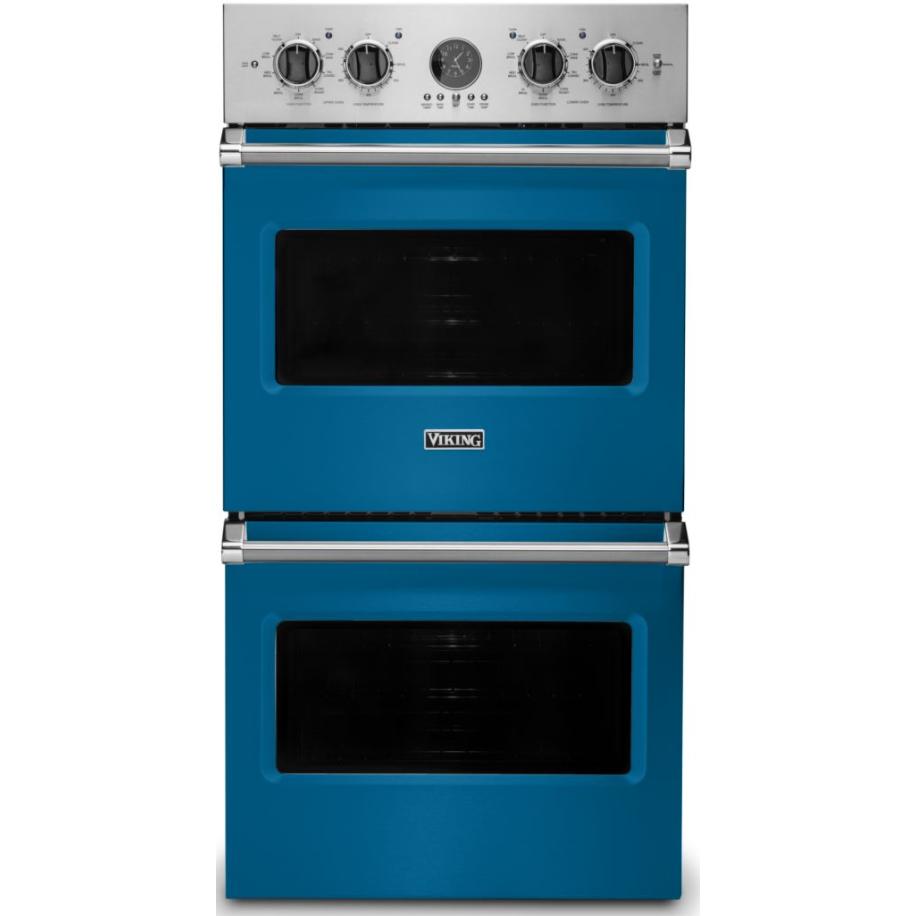 Viking 27-inch 8.4 cu.ft. Built-in Wall Double Oven with  TruConvec Convection VDOE527AB