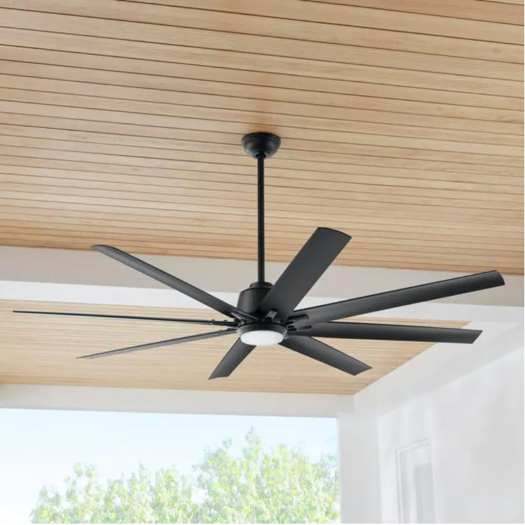 Home Decorators Collection 72 in Kensgrove LED Lighted Ceiling Fan Matte Black