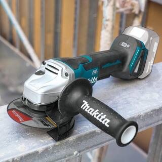 Makita 18V LXT Lithium-Ion Brushless Cordless 4-12 in.5 in. Paddle Switch Cut-OffAngle Grinder (Tool-Only) XAG11Z