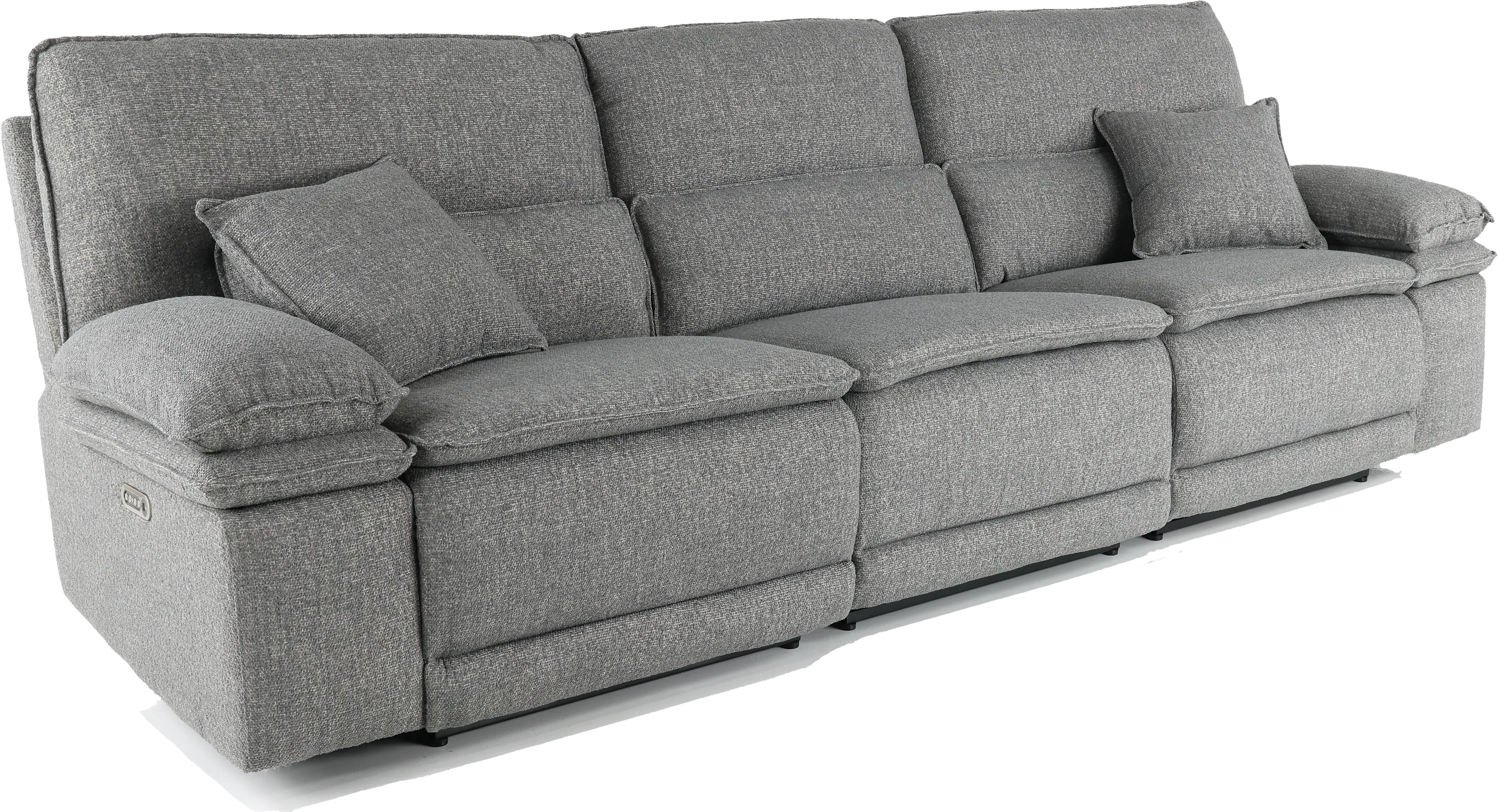 Merino Charcoal Gray Power Reclining Sofa