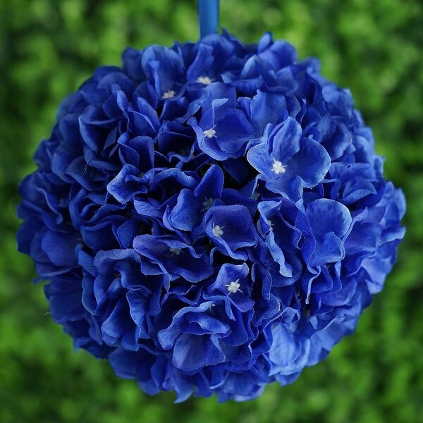 4Pcs Silk Hydrangea Kissing Balls 7 Inch