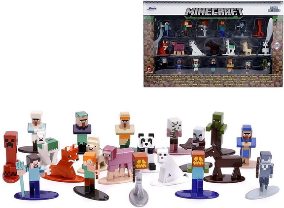 Minecraft Nano Metalfigs 20 Pack Wave 3  1.65 Inch...