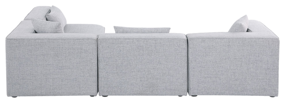 Cube Upholstered Modular Sectional   Transitional   Sectional Sofas   by Meridian Furniture  Houzz