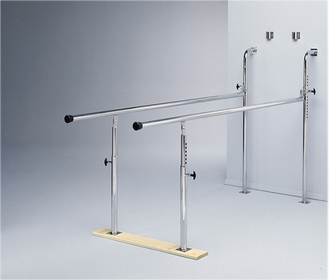 15 4010 Parallel Bars  Wall Mounted  Wood Base  Fo...