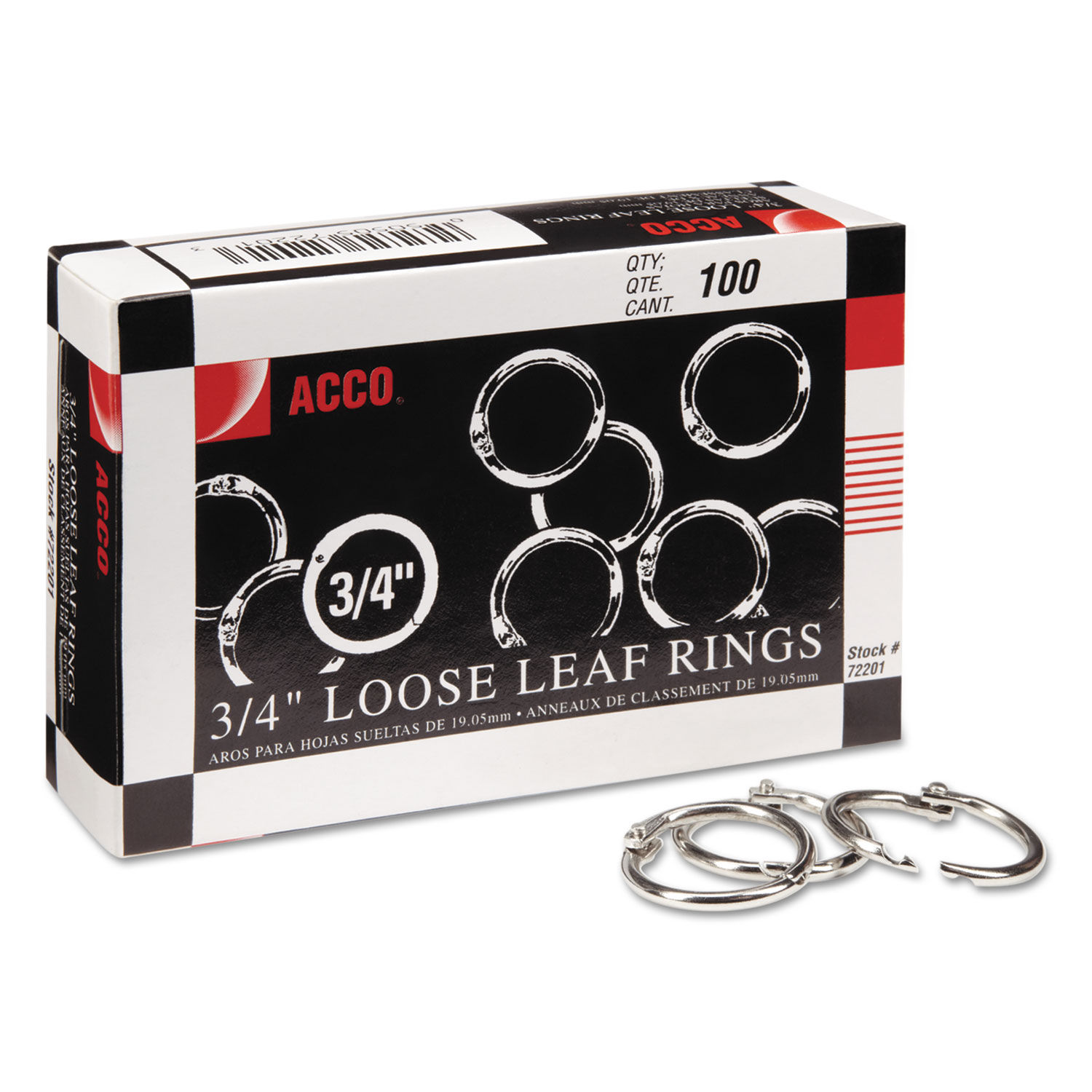 Metal Book Rings by ACCO ACC72201