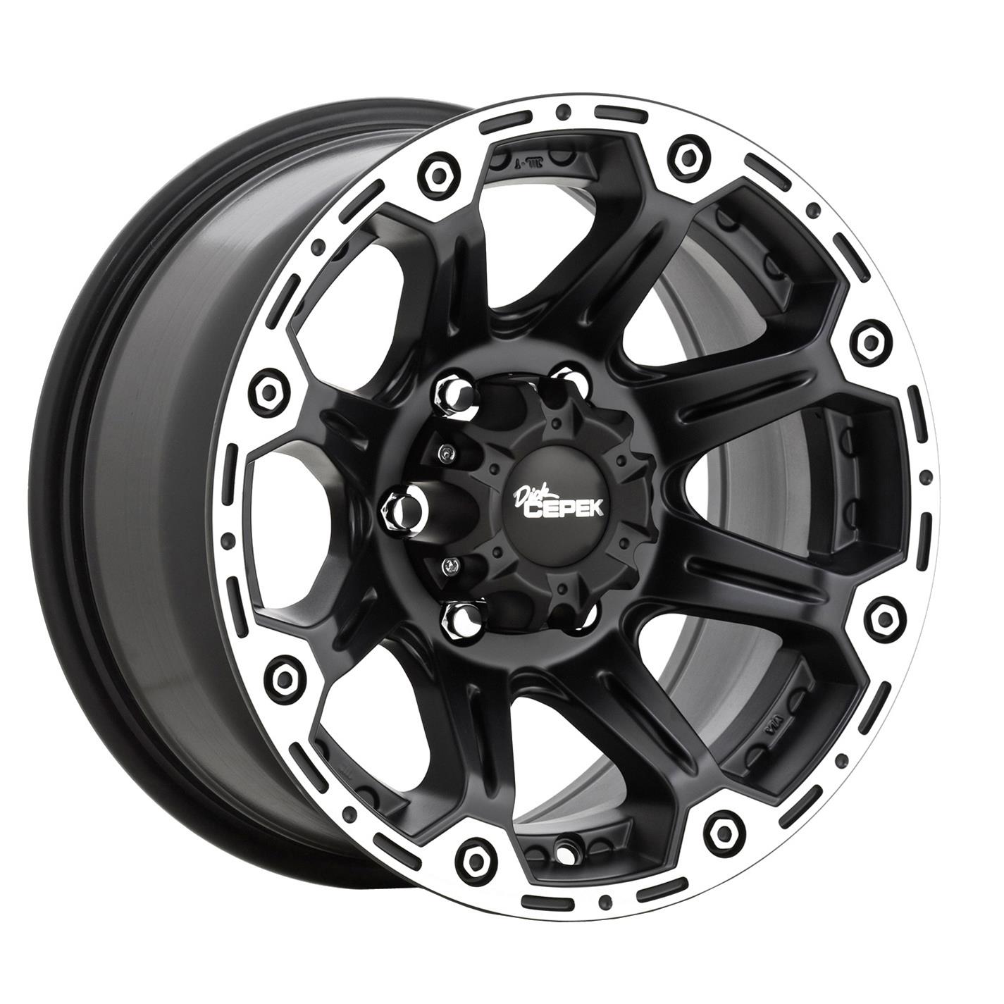 Dick Cepek Tires and Wheels 1078403 Dick Cepek Black DC Torque Wheels