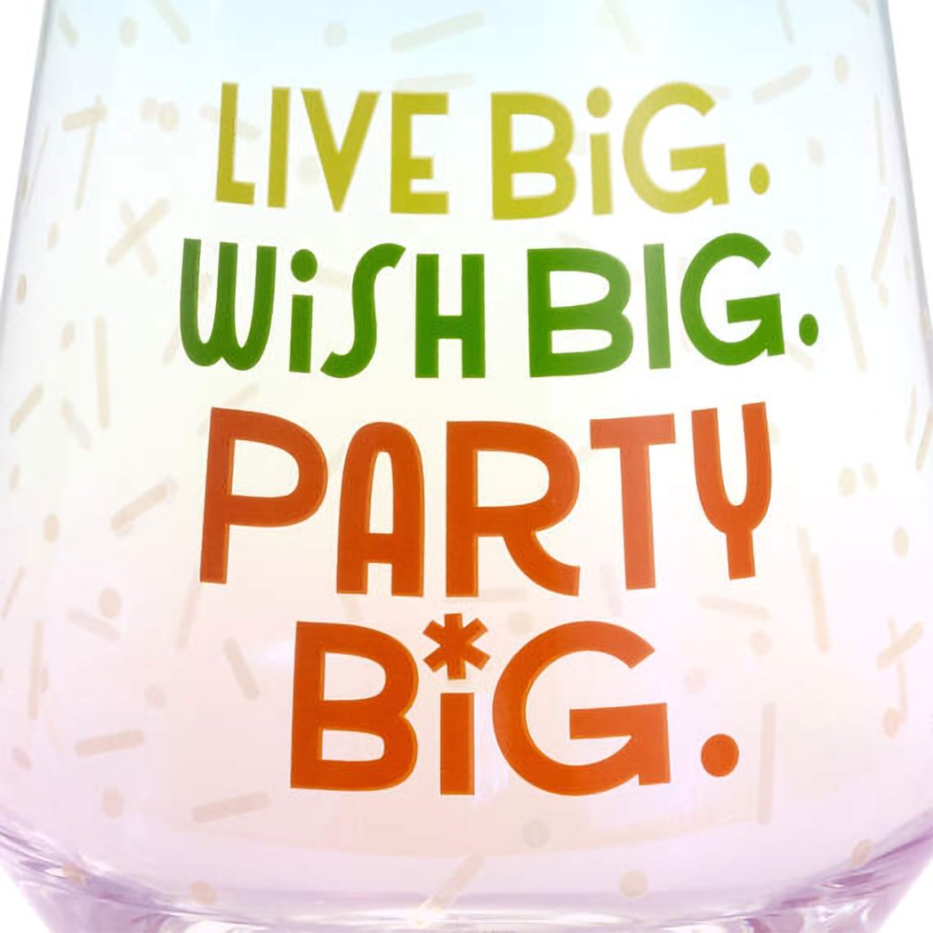 Hallmark  Live Big Jumbo Stemless Wine Glass, 43 oz.