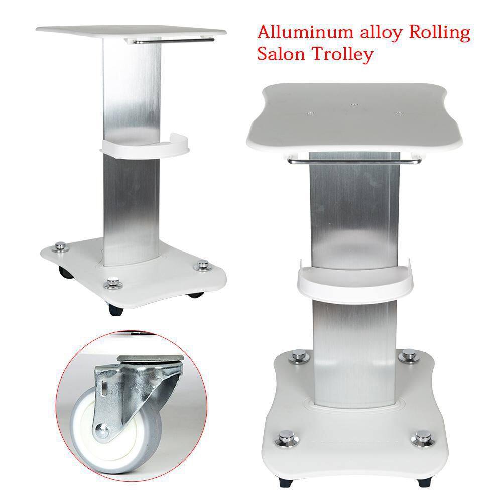 YIYIBYUS Aluminum Alloy 4-Wheeled Rolling Salon Trolley in White HP-WMTZXL-157