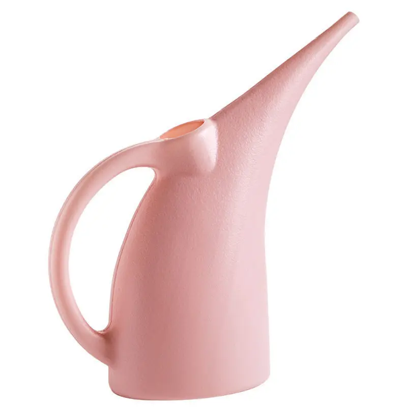 2L plastic long spout watering can pink blue large capacity garden watering pot  garden irrigation tools