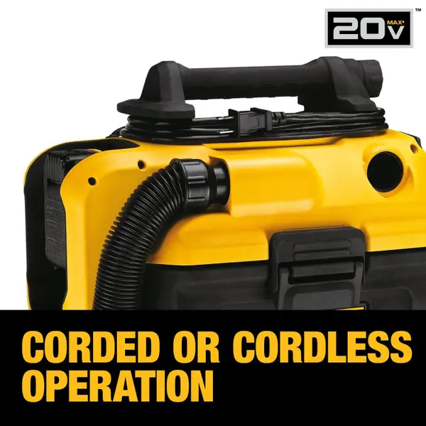 DEWALT 20V MAX Cordless/Corded Wet-Dry Vacuum