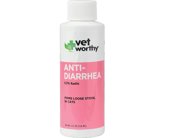 Vet Worthy Anti-Diarrhea For Cats， 4 Oz. - 0086N