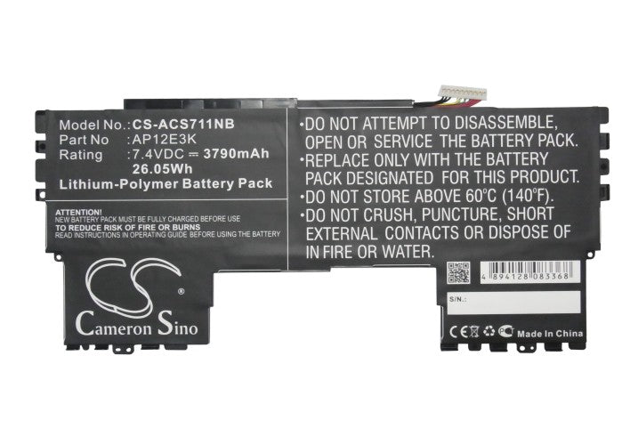 Acer Aspire Aspire S7 11in Aspire S7 Ultrabook IPS Replacement Battery BatteryClerkcom Laptop and Notebook