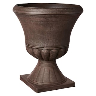 Arcadia Garden Products Hamilton 18 in. x 22 in. Chocolate PSW Urn DB51C