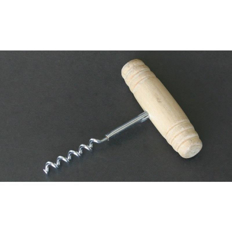 CORKSCREW WOOD HANDLE