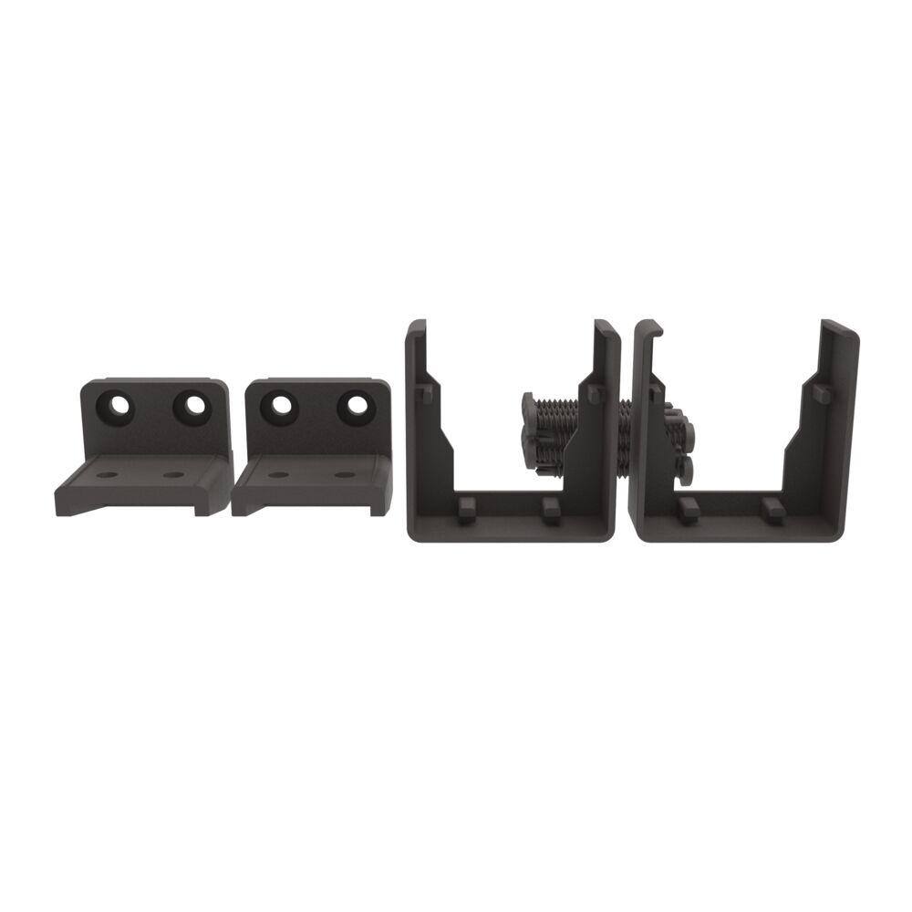 Barrette Outdoor Living VersaRail Matte Bronze Aluminum Triple Rail Bracket Kit 73050445