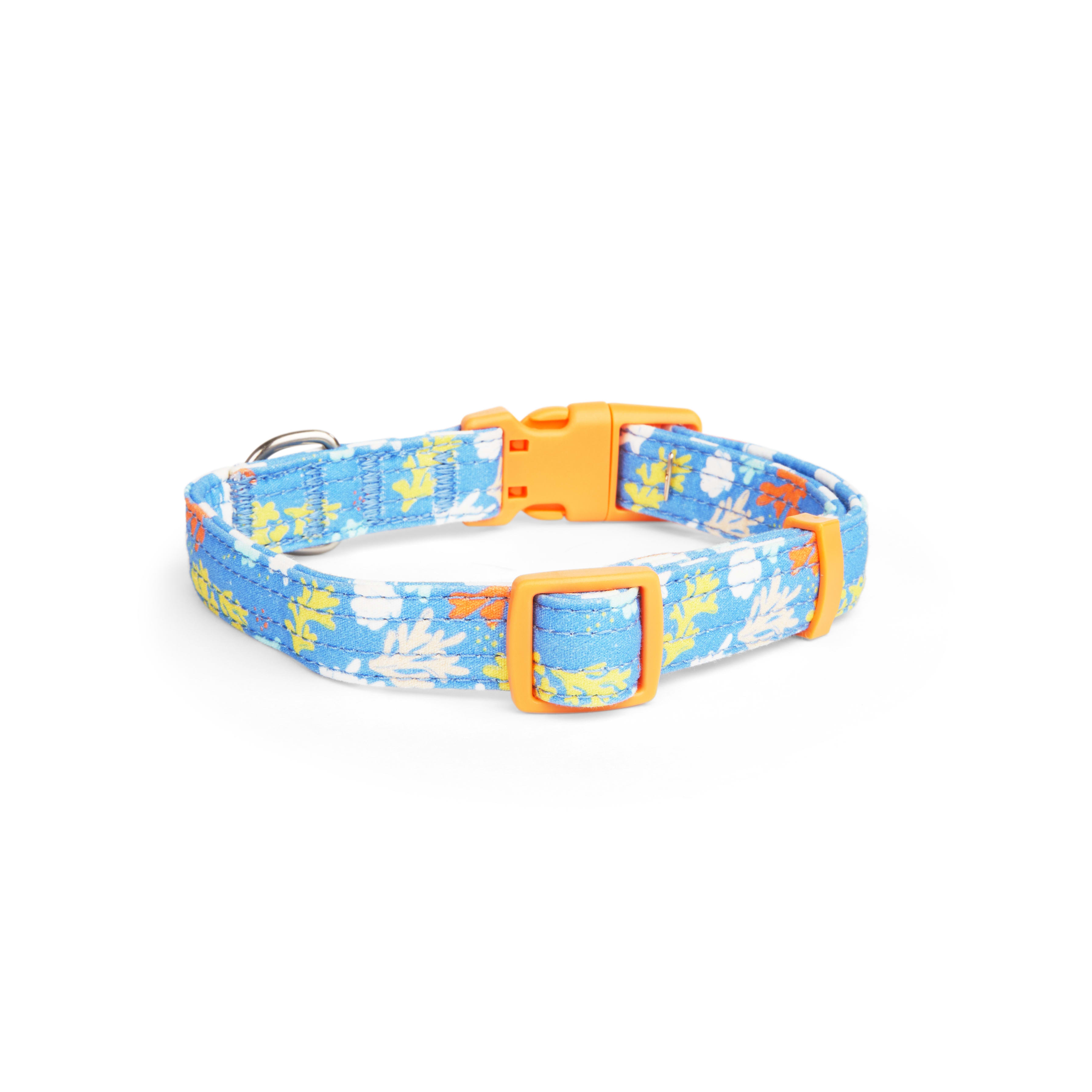 YOULY Nautical Coral Dog Collar， Small