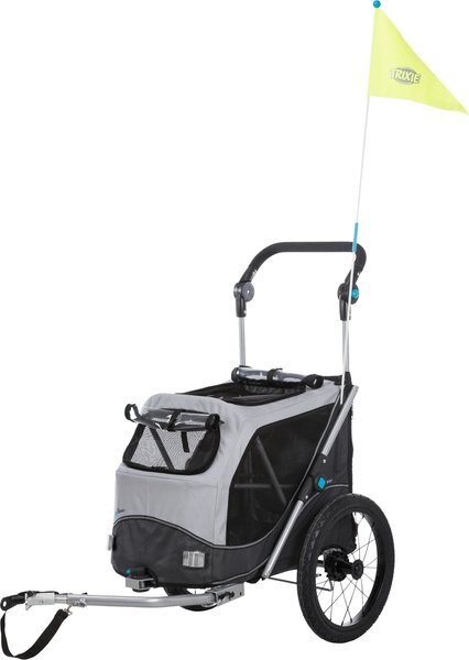 TRIXIE Premium Quick Fold Dog Bike Trailer