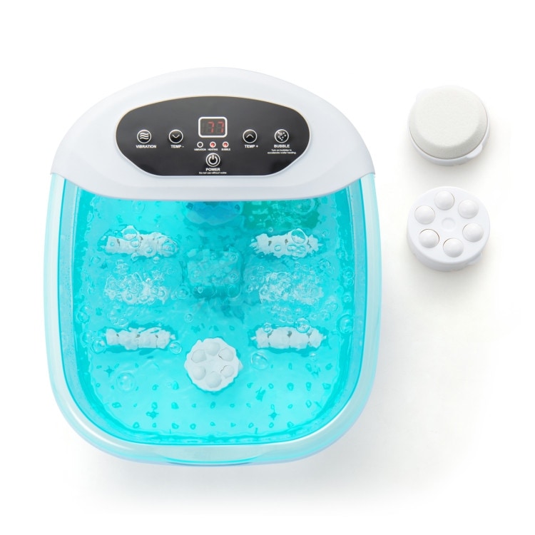 Foot Spa Massager Tub with Removable Pedicure Stone and Massage Beads