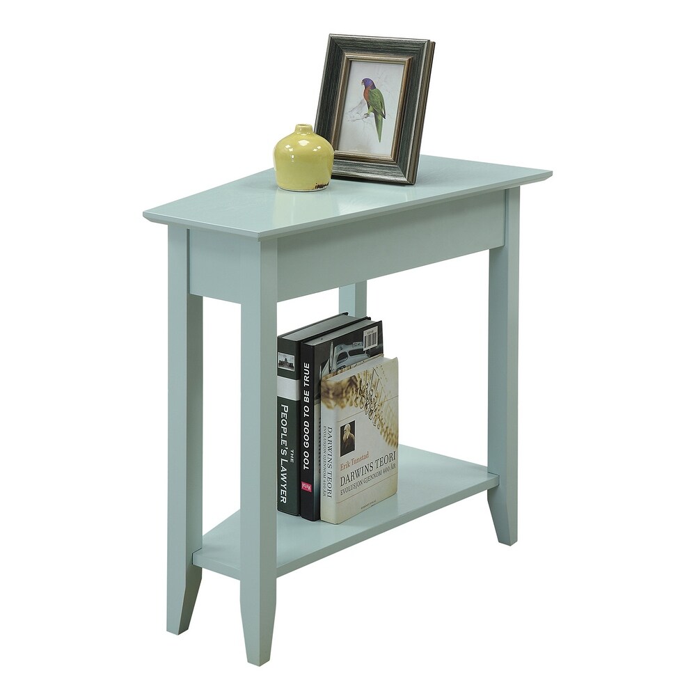 Convenience Concepts American Heritage Wedge End Table with Shelf