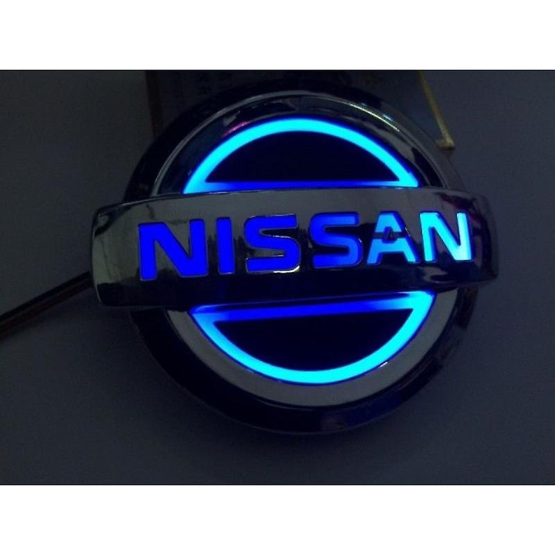 11.7*10.0cm Waterproof 5d Led Car Logo Light Auto Badge Rear Emblems Lamp For Nissan Livina