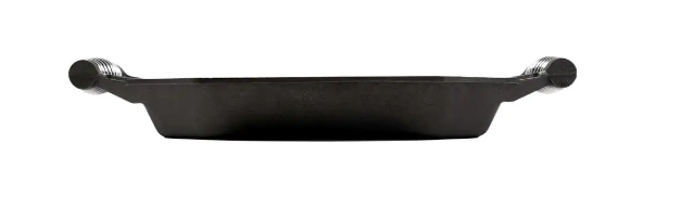 FINEX Cast Iron Collection 12 in. Cast Iron Grill Pan in Black