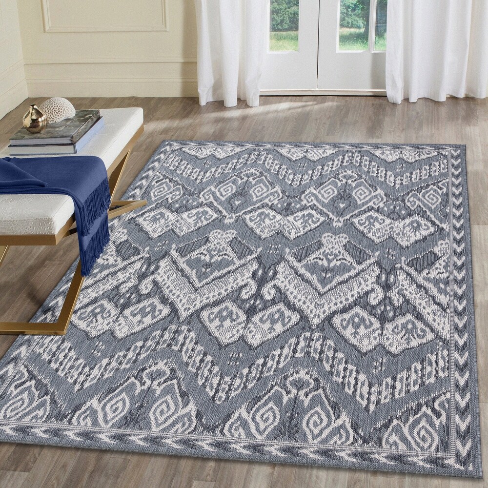 Liora Manne Malibu Ikat Indoor/Outdoor Rug