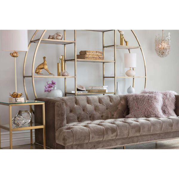 Stella Velvet Bronze Sofa