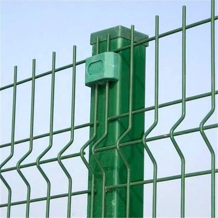 Factory supply welded wire mesh fence  garden fence  galvanized 3D curved fence