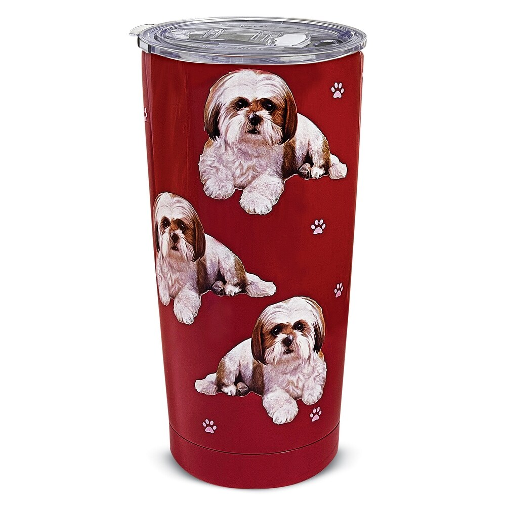 Dog Breed specific Double wall Insulated Tumbler   20 oz.   3 1/2\