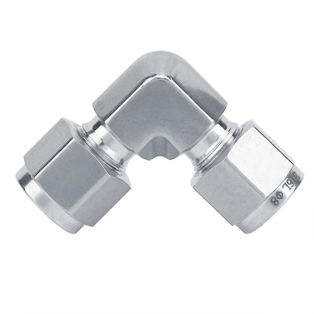 316 Stainless Steel Tube Connector Quick Connection High Pressure Water Pipe Elbow Nut Fittings316 Ф8