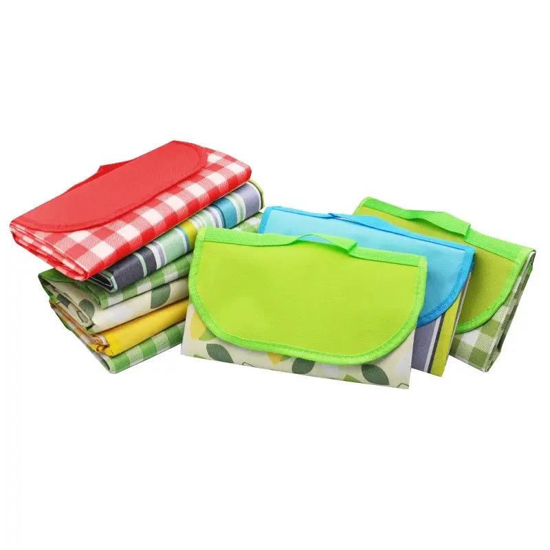 Eco Friendly Picnic Blankets Thickened Camping Feltfolding Pad waterproof picnic mat