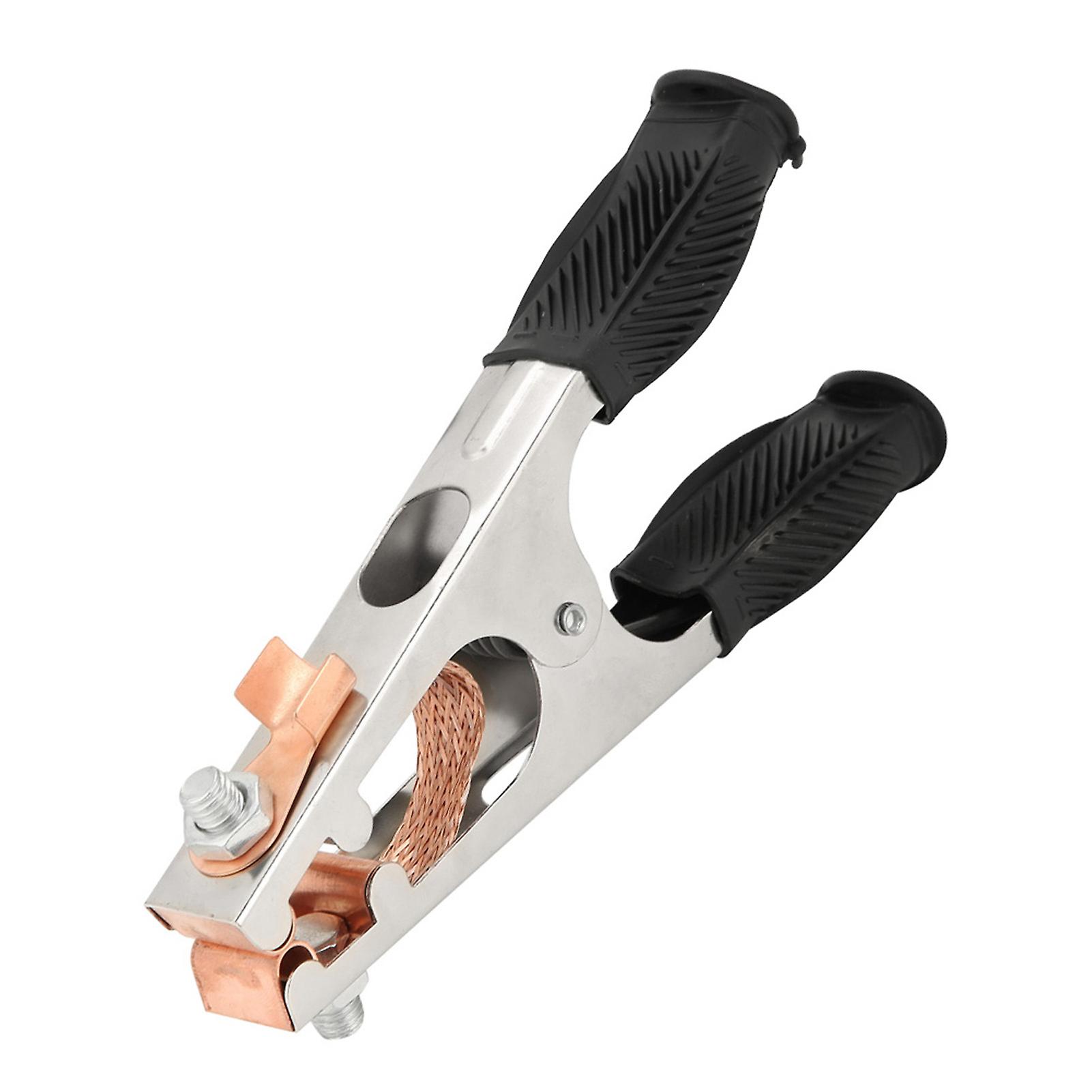 500a Electroplated Ground Clamp Copper Welding Earth Clip For Manual Welder (us Type)