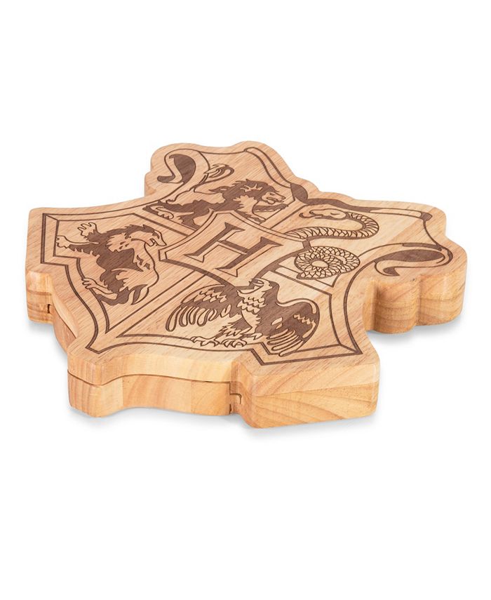 Toscana Harry Potter Hogwarts Crest Charcuterie Board with Tools