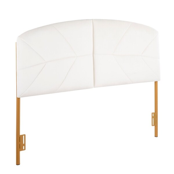 Silver Orchid Ralston Queen Upholstered Headboard - - 35895593